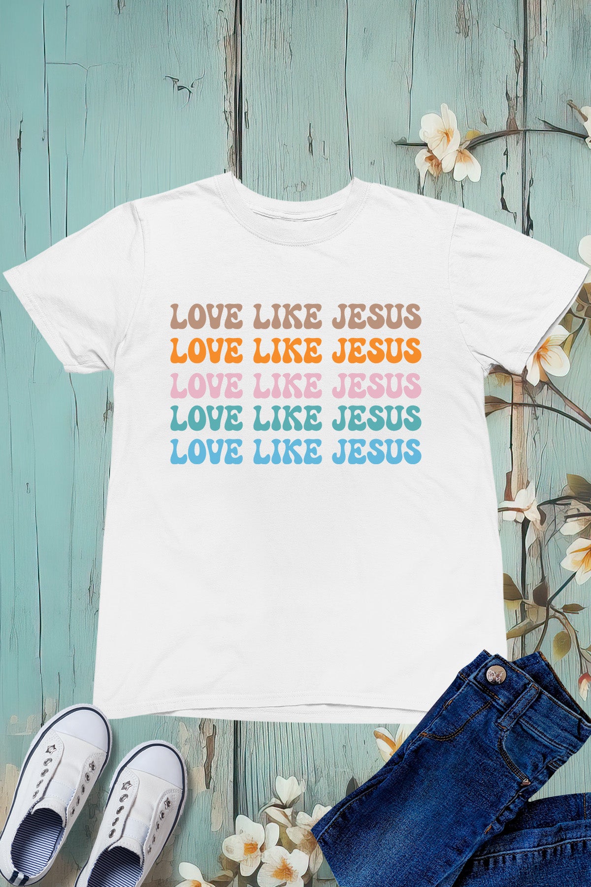 Love Like Jesus Kids T Shirt