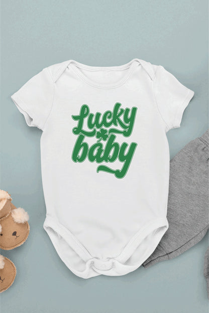 Lucky Baby Patrick's Day Bodysuit