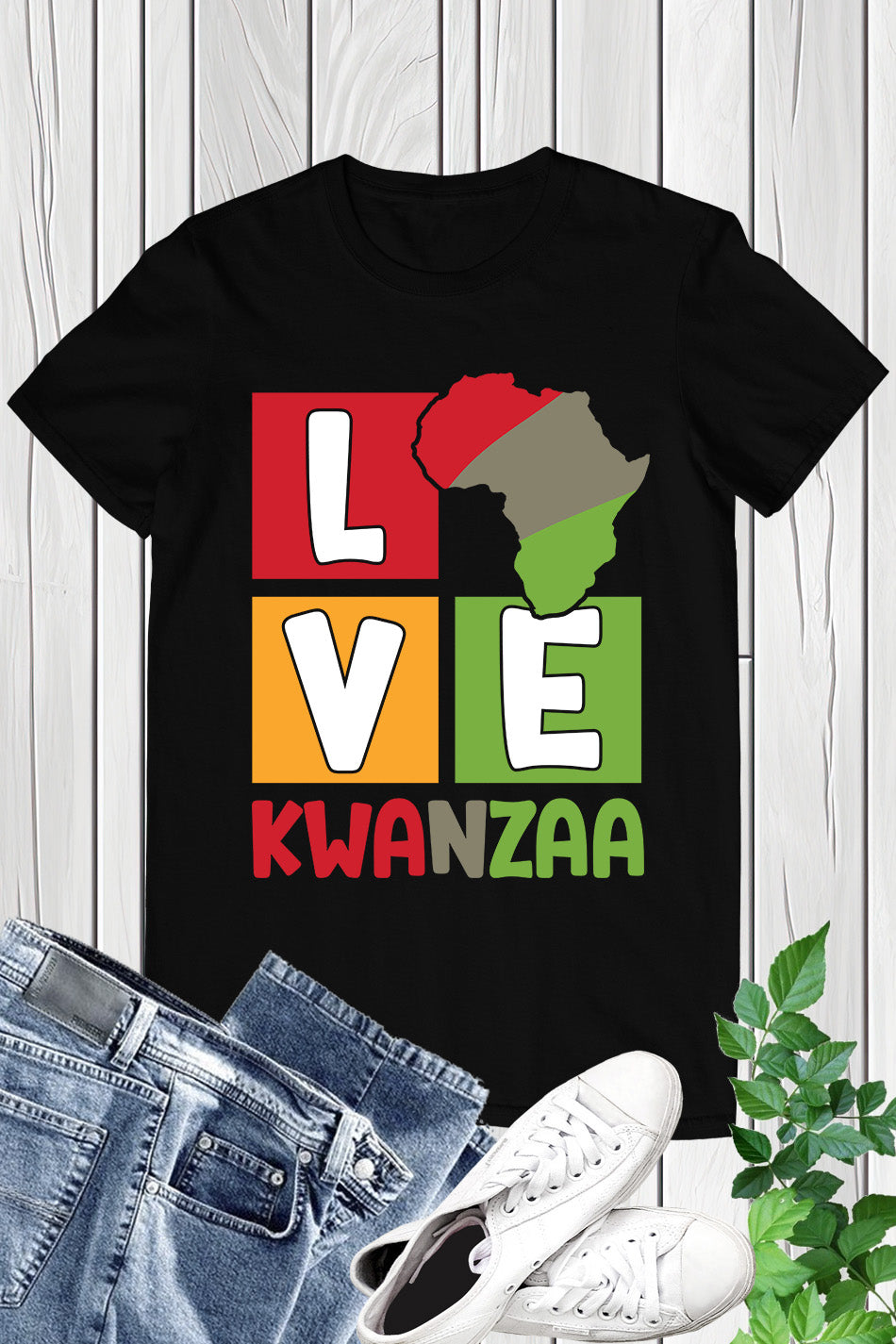 Love Kwanzaa Christmas Shirt