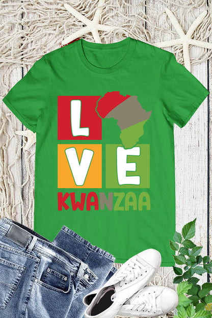 Love Kwanzaa Christmas Shirt