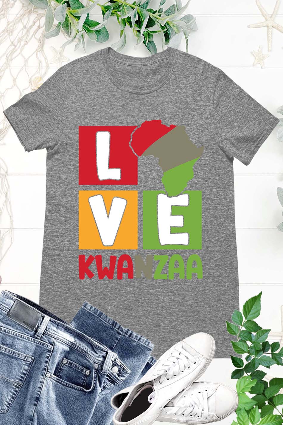 Love Kwanzaa Christmas Shirt