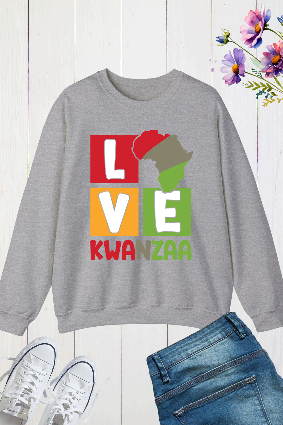 Love Kwanzaa Christmas Shirt