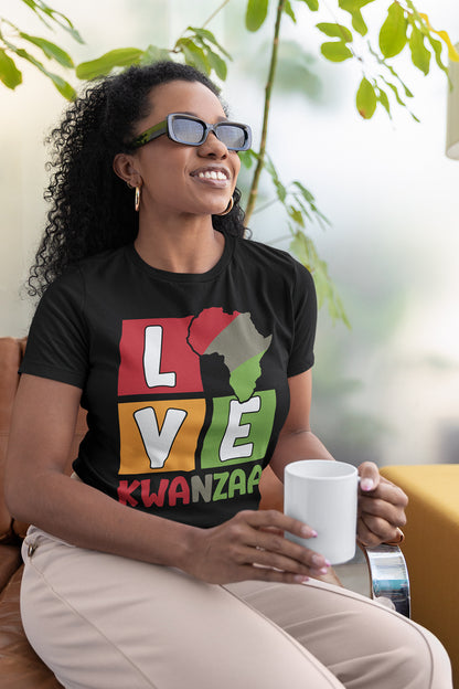 Love Kwanzaa Christmas Shirt