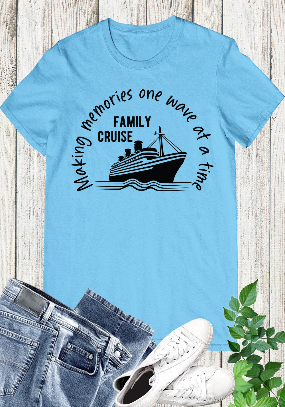 Making Memories One Wave At A Time Family Matching Cruise Shirts