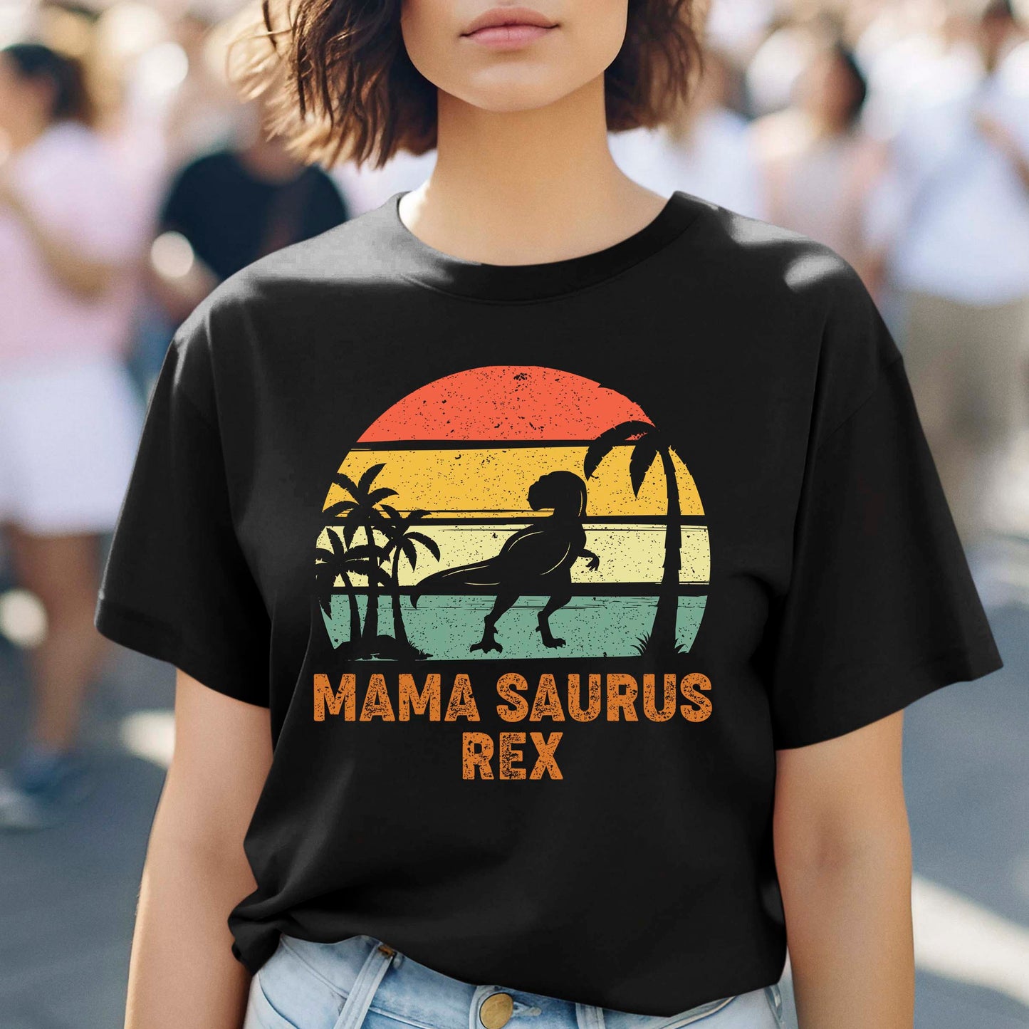 Mama Saurus Dinosaur Shirt