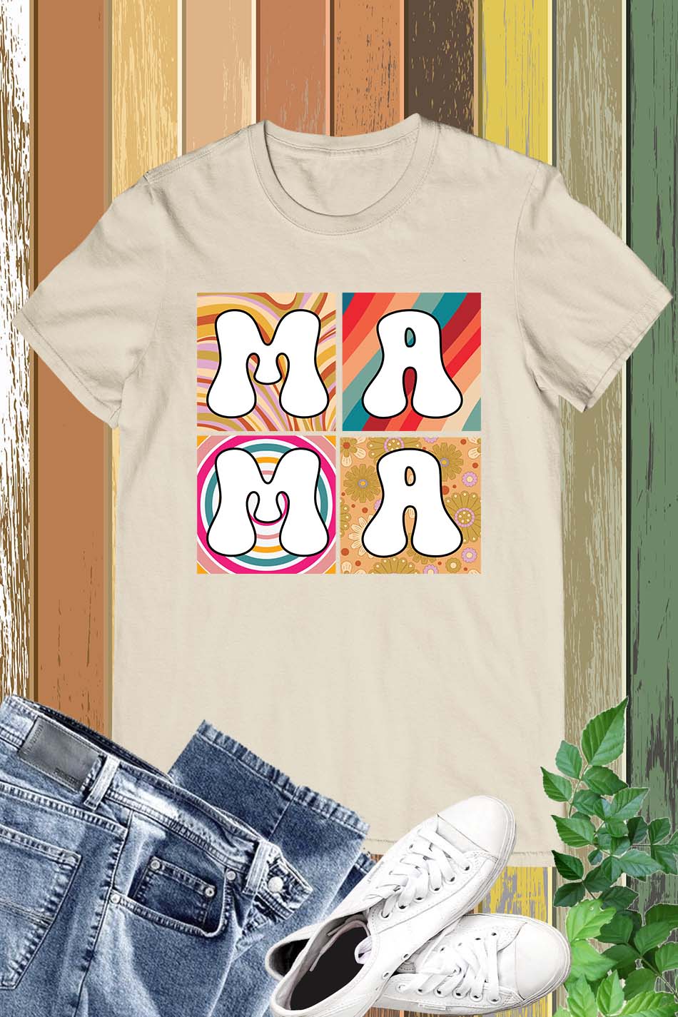 Retro Mama  T Shirts