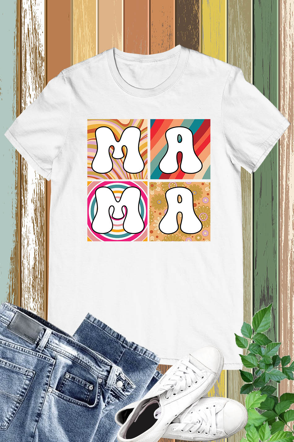 Retro Mama  T Shirts