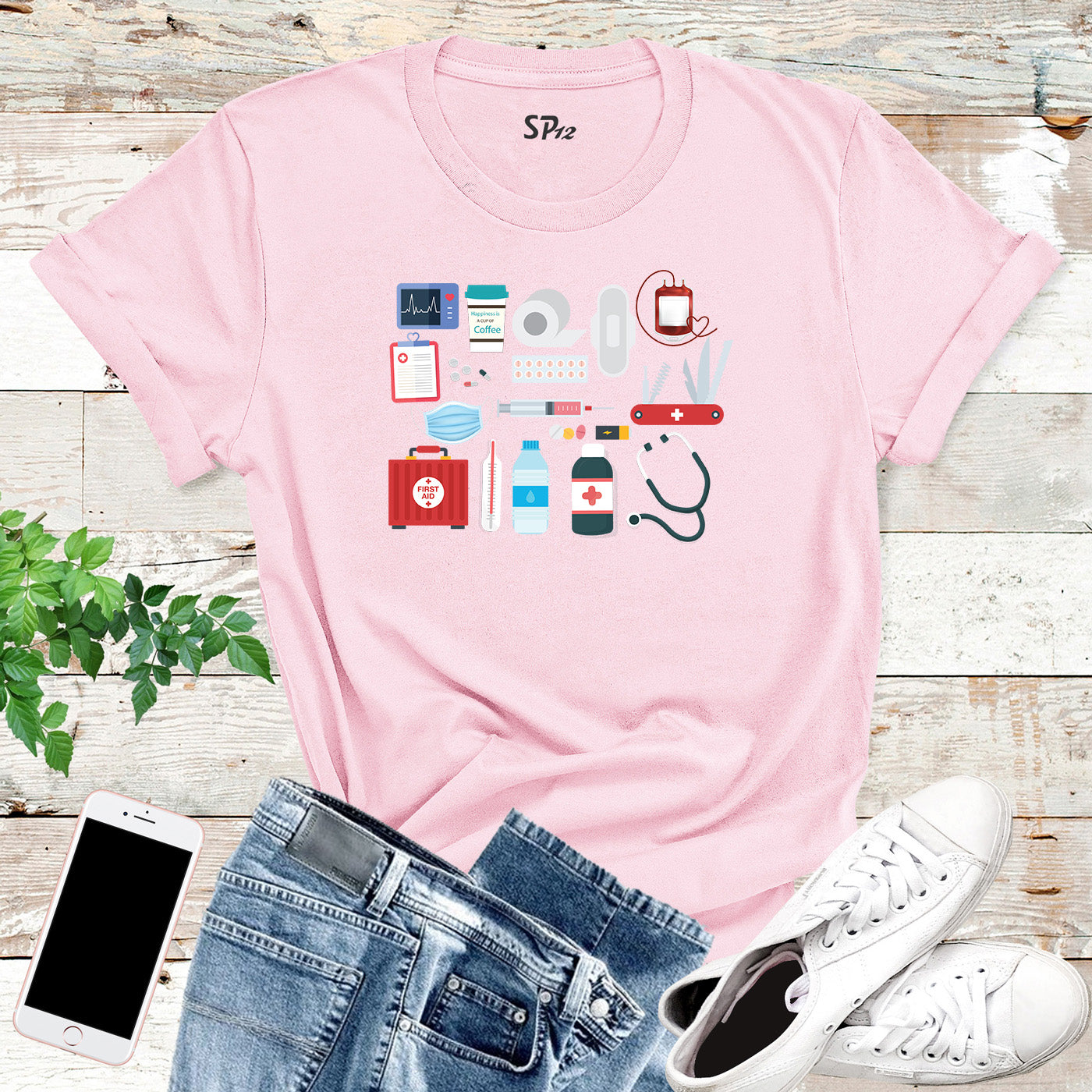 Registered Nurse Custom Nursing School Medical Nurse Life T-Shirts