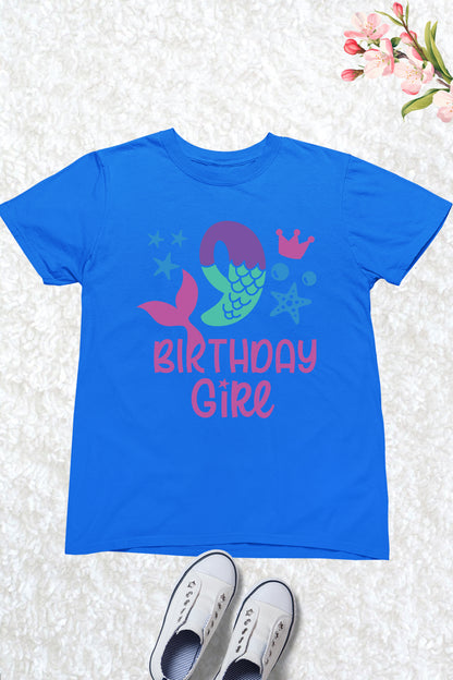 9th Birthday Mermaid Gift Tees