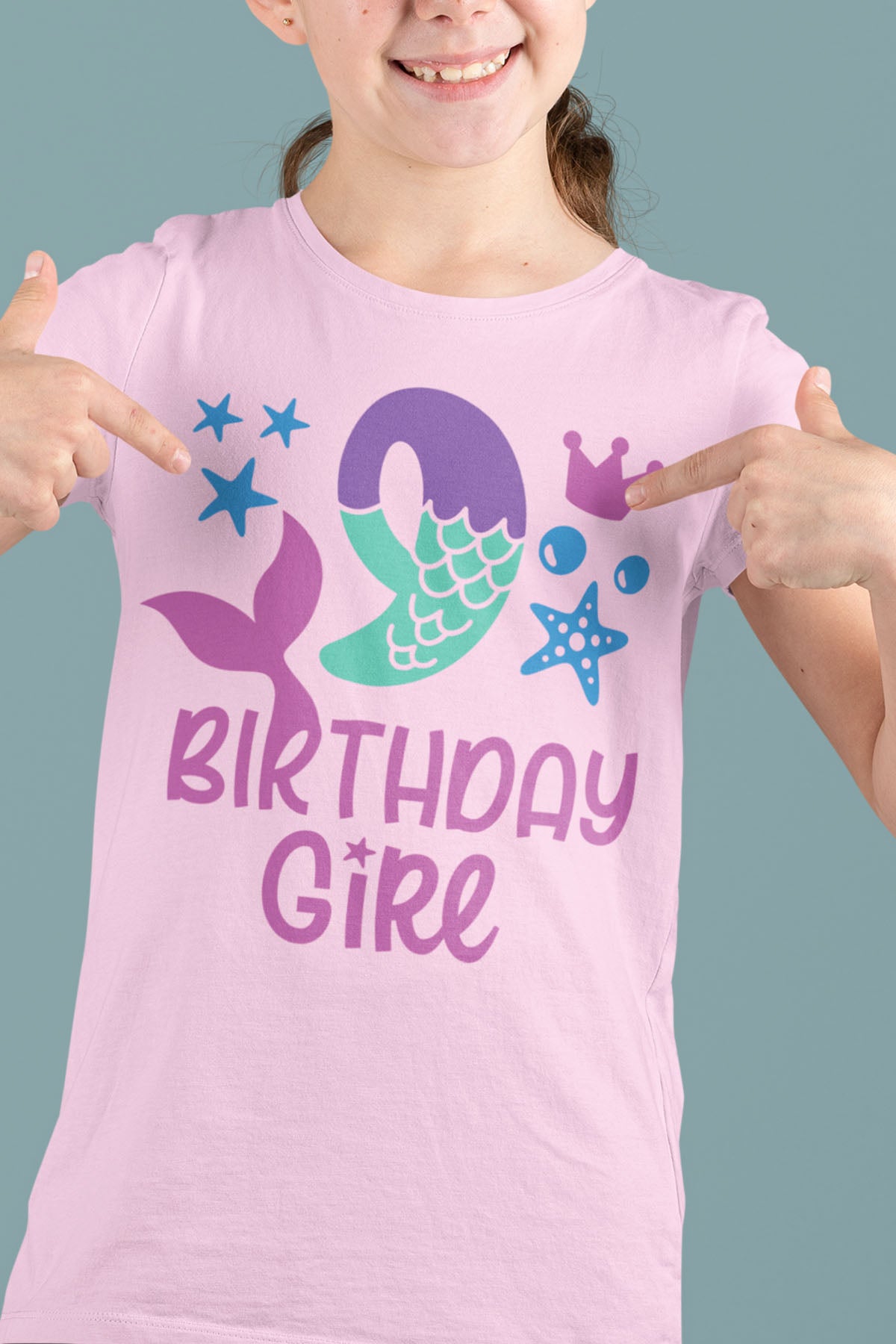 9th Birthday Mermaid Gift Tees