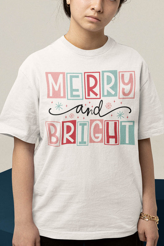 Merry and Bright Christmas Shirt