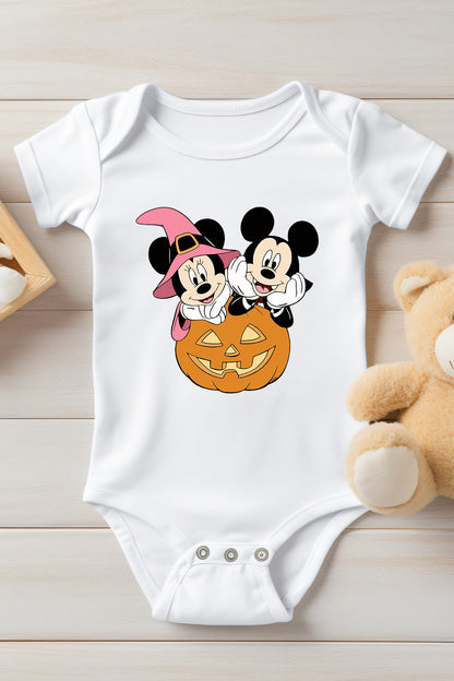 Retro Mickey Minnie Pumpkin Halloween Shirt