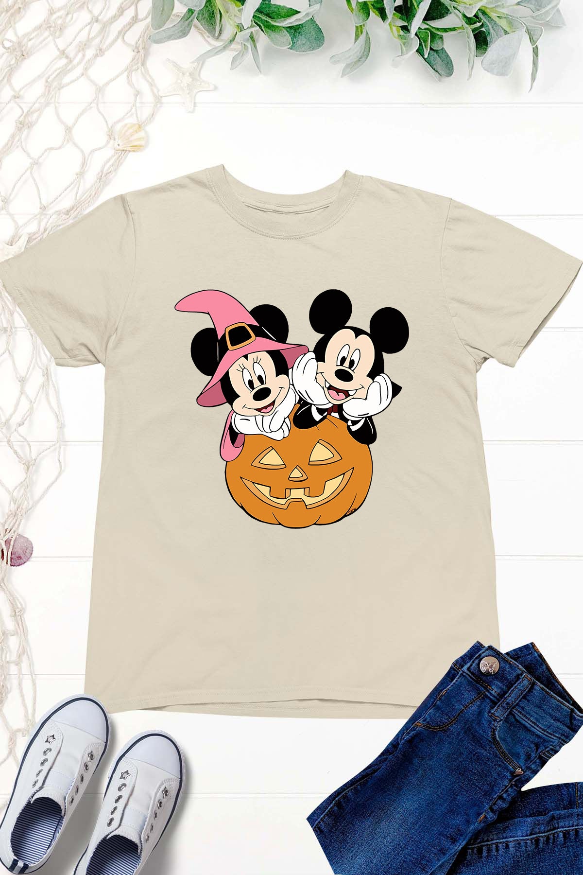 Retro Mickey Minnie Pumpkin Halloween Shirt