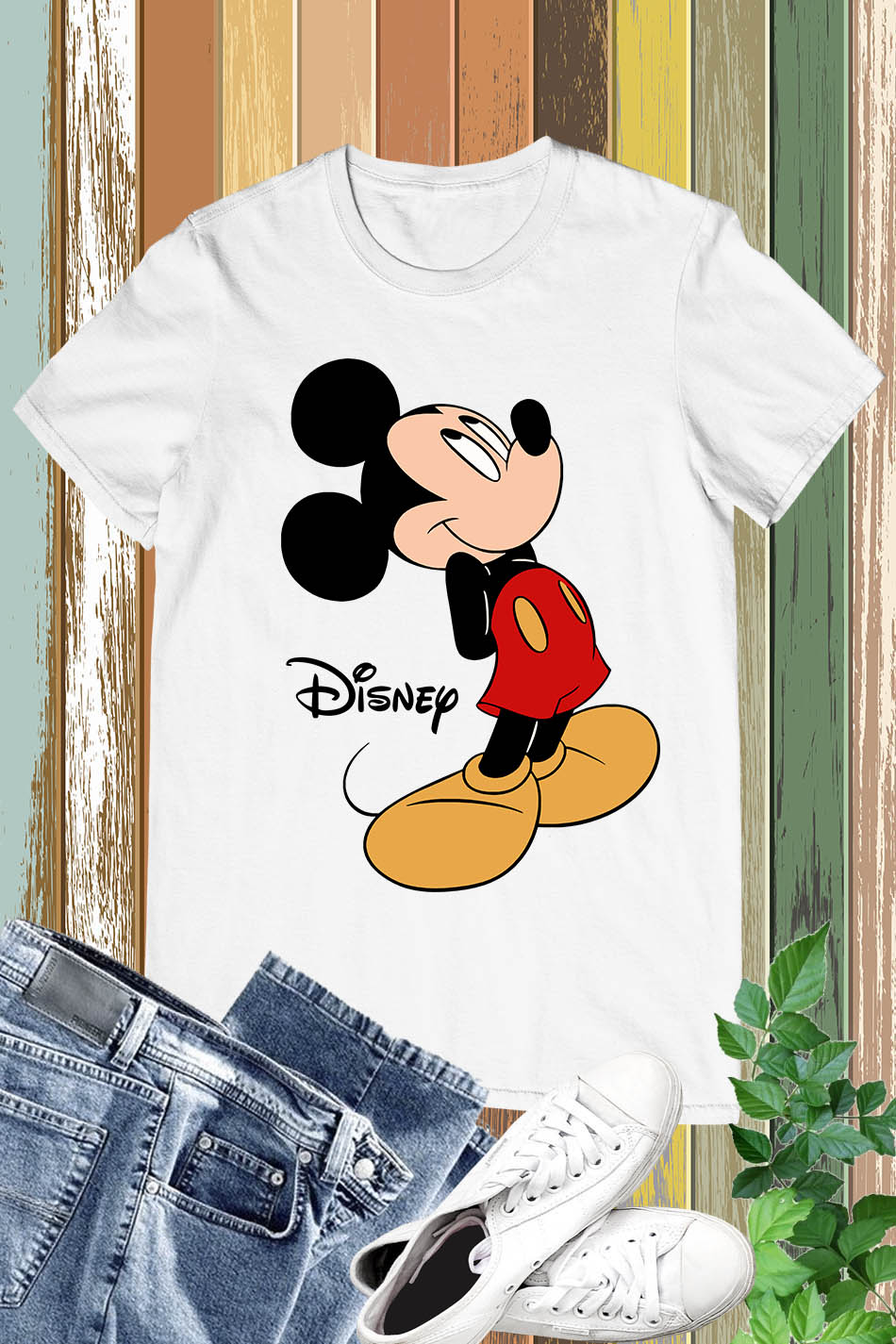 Classic Mickey Mouse Pose T Shirts