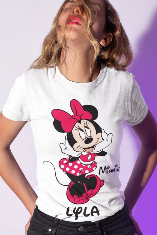 Custom Minnie Mouse Lover T Shirts With Name