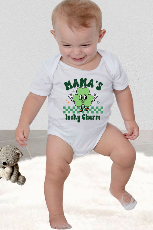 Mama's Lucky Charm Baby Bodysuit