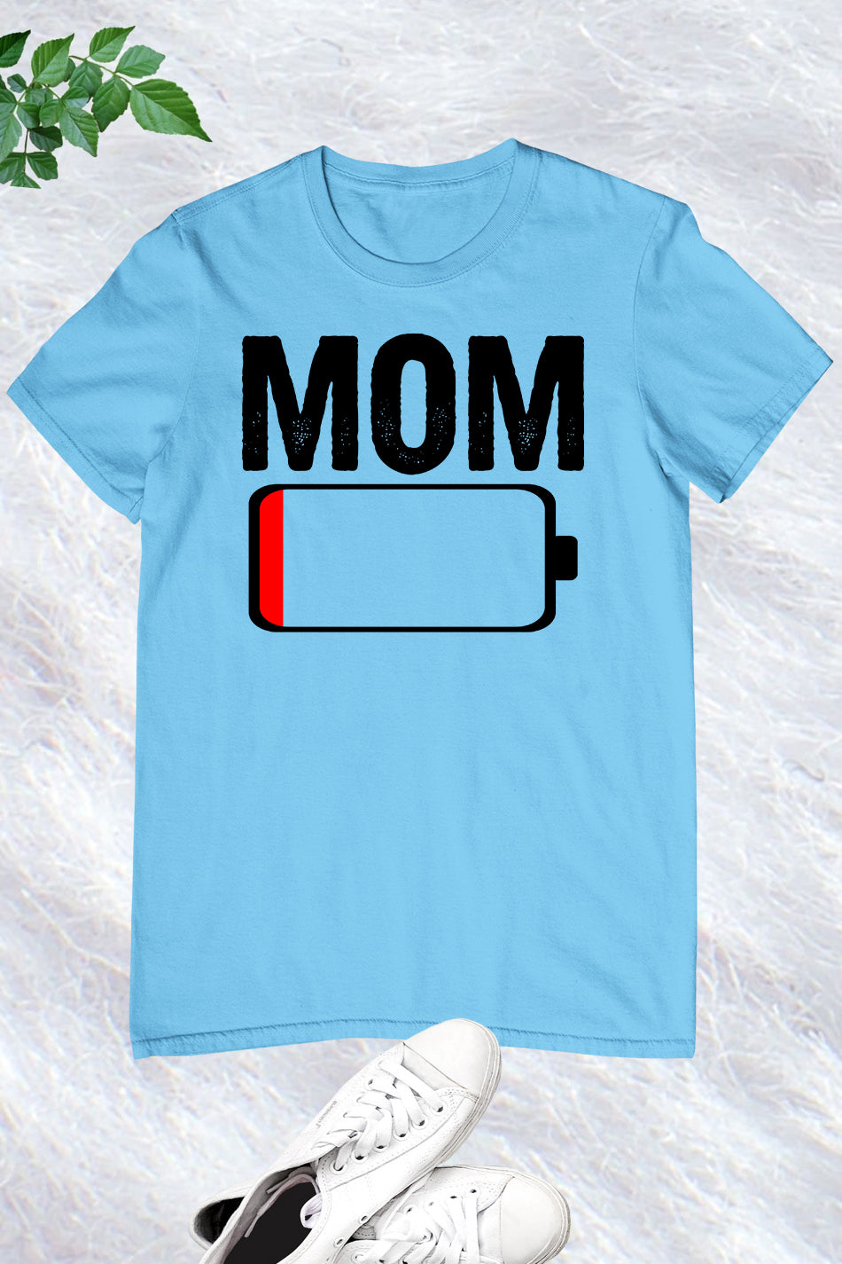 Mom Battery Funny T Shirt