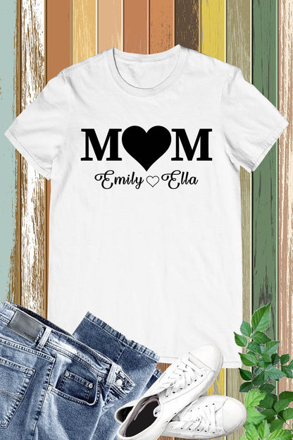 Personalized Mom T Shirt