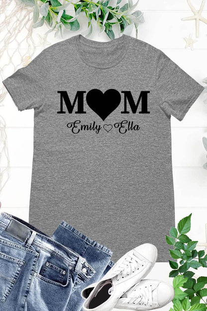 Personalized Mom T Shirt