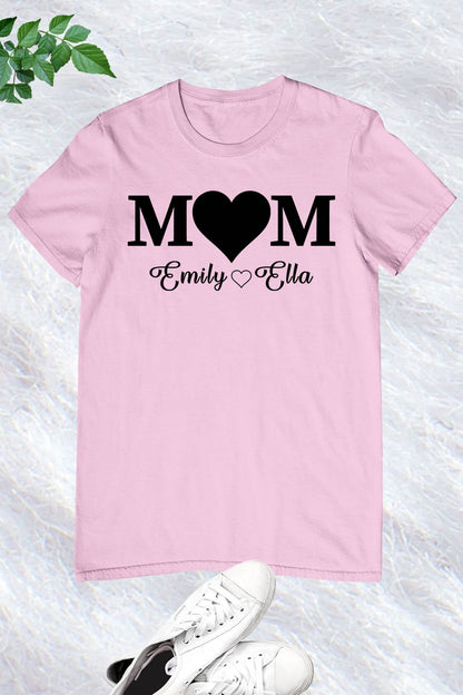 Personalized Mom T Shirt