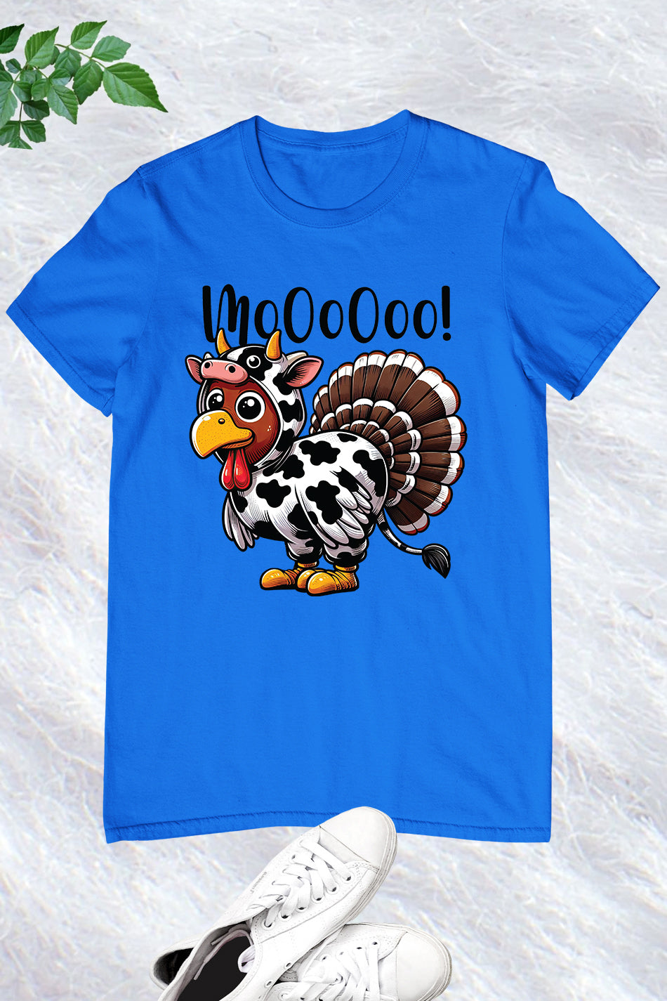 Turkey Moo Funny Thanksgiving Shirt