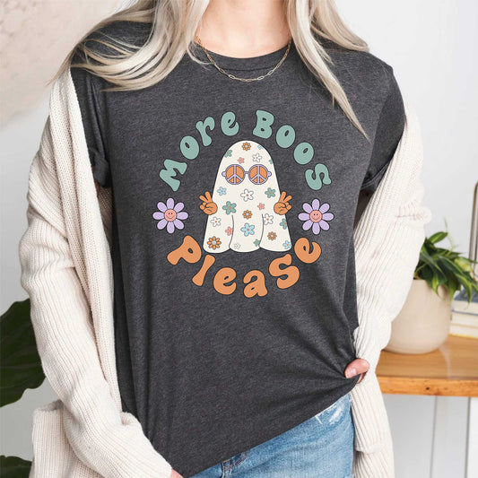 More Boos Please Halloween T Shirt