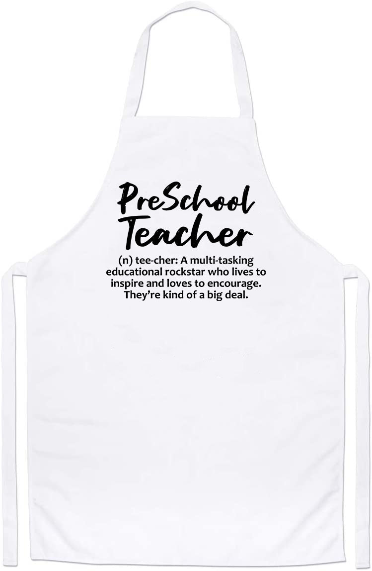 Personalized Teacher Appreciation Thank You Gift Custom Nursery Canvas Apron