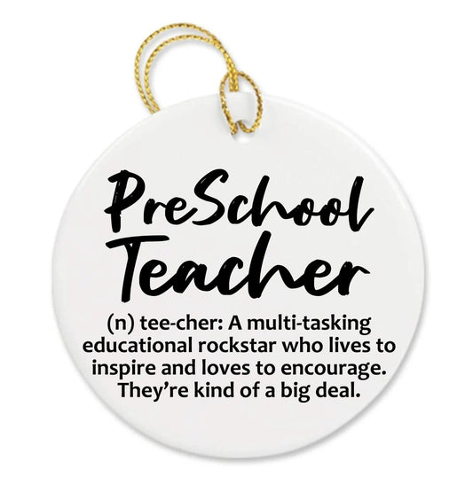 Personalized Teacher Appreciation Thank You Gift Custom Nursery Canvas Ornament