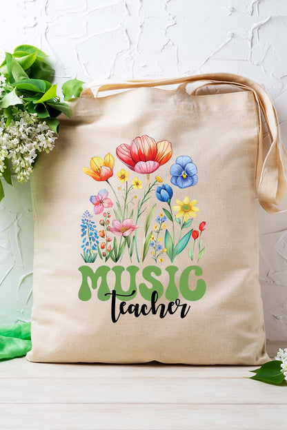 Music Teacher Tote Bag