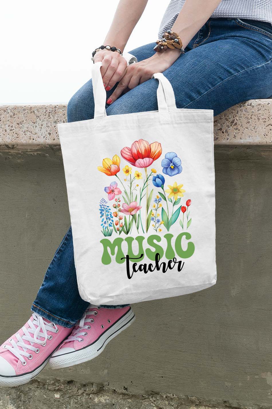 Music Teacher Tote Bag