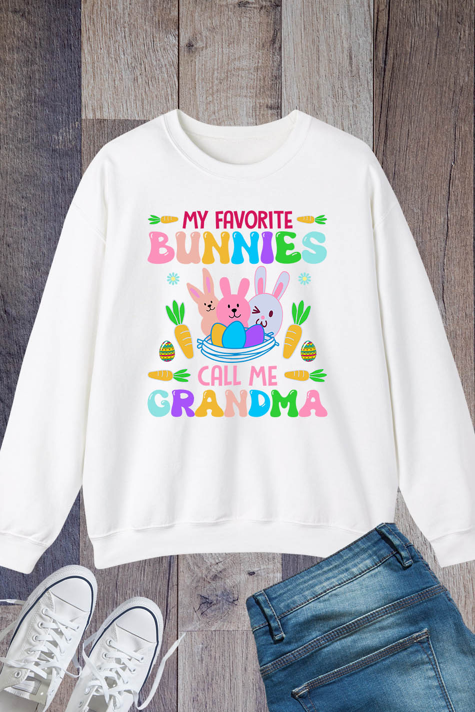 My Favorite Peeps Call Me Grandma Sweatshirt