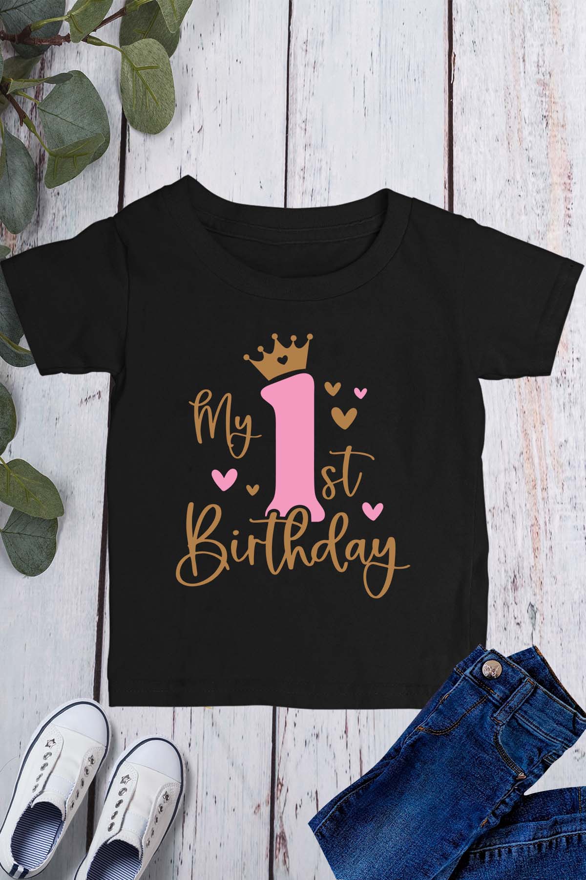 My First Birthday T Shirt