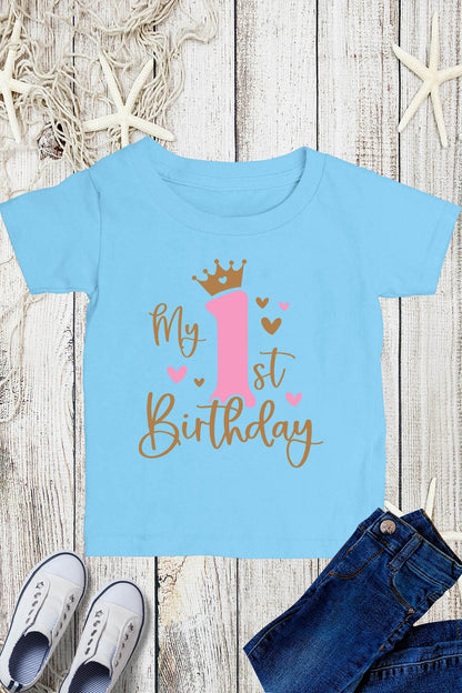 My First Birthday T Shirt