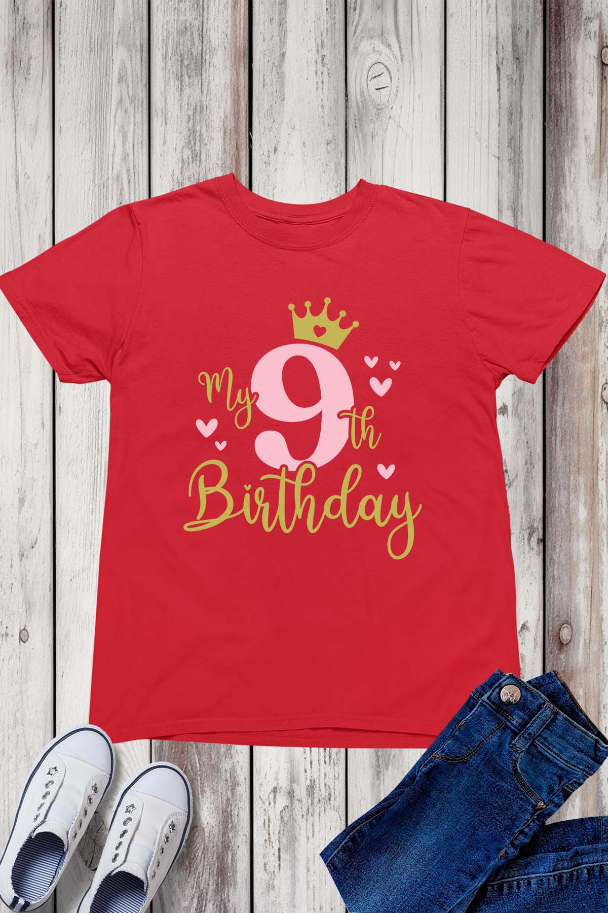 My 9th Birthday Shirts