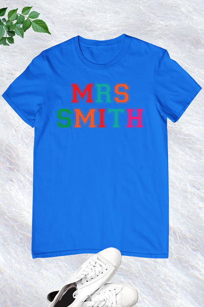 Custom Teacher Name Shirt