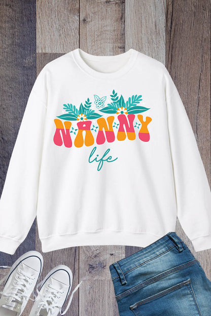 Retro Nanny Life Sweatshirt