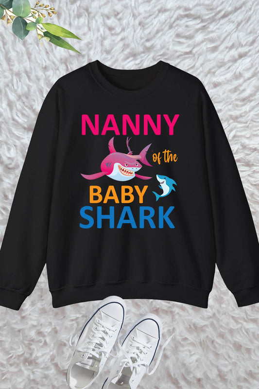 Nanny Of The Baby Shark Sweatshirt