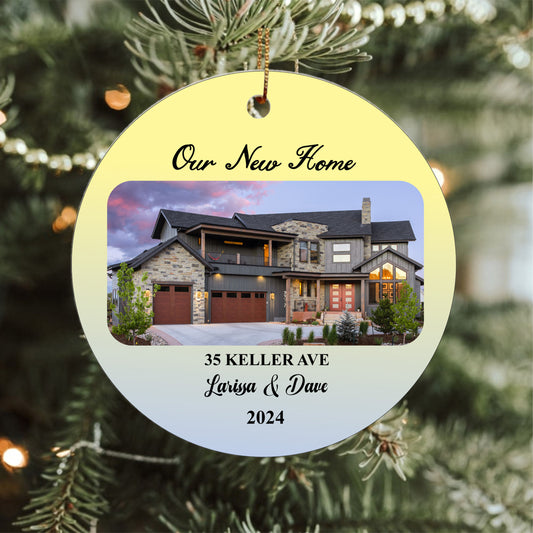 Personalized Home Photo Gift Ornaments