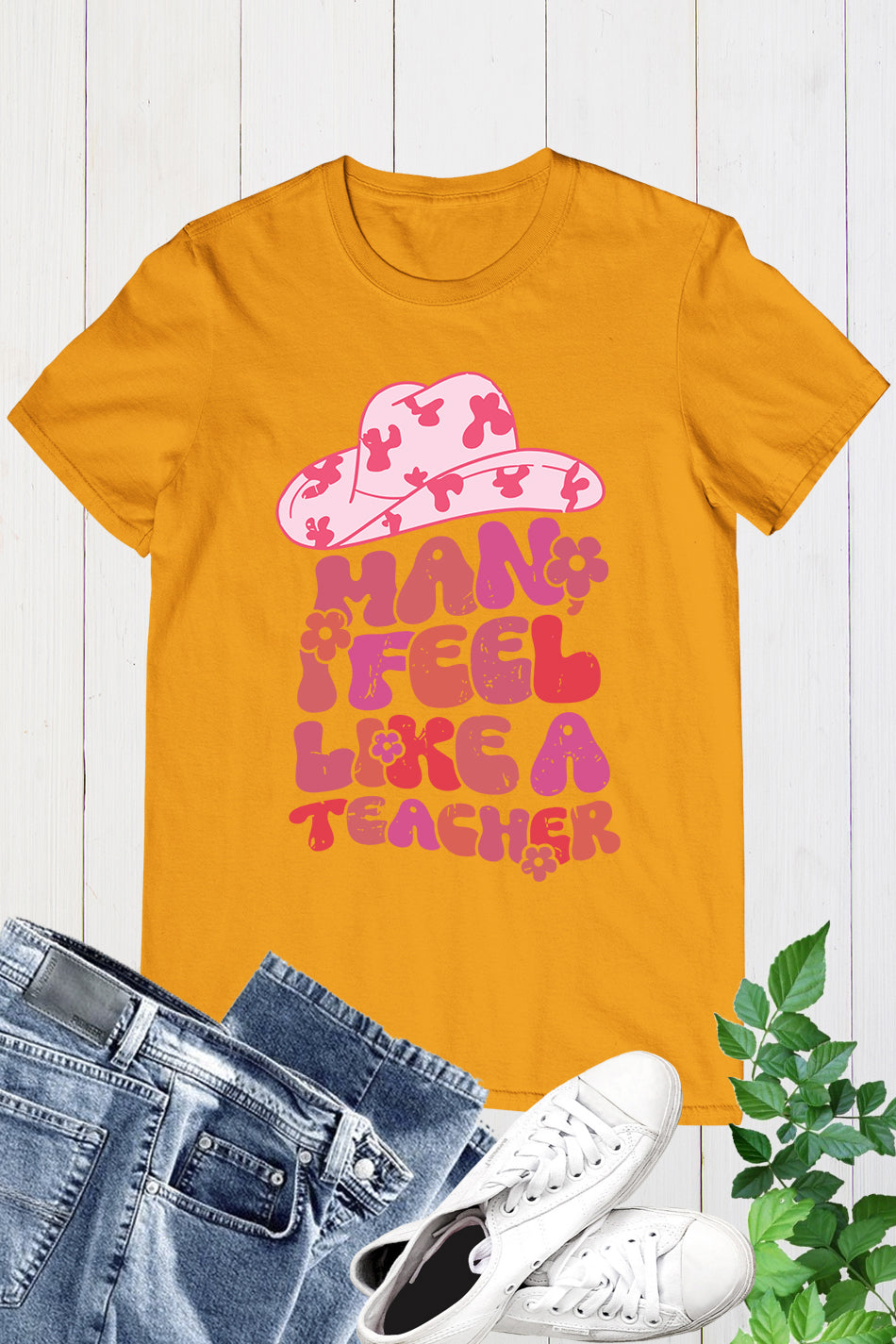 Man I Feel like a Teacher Western Shirt