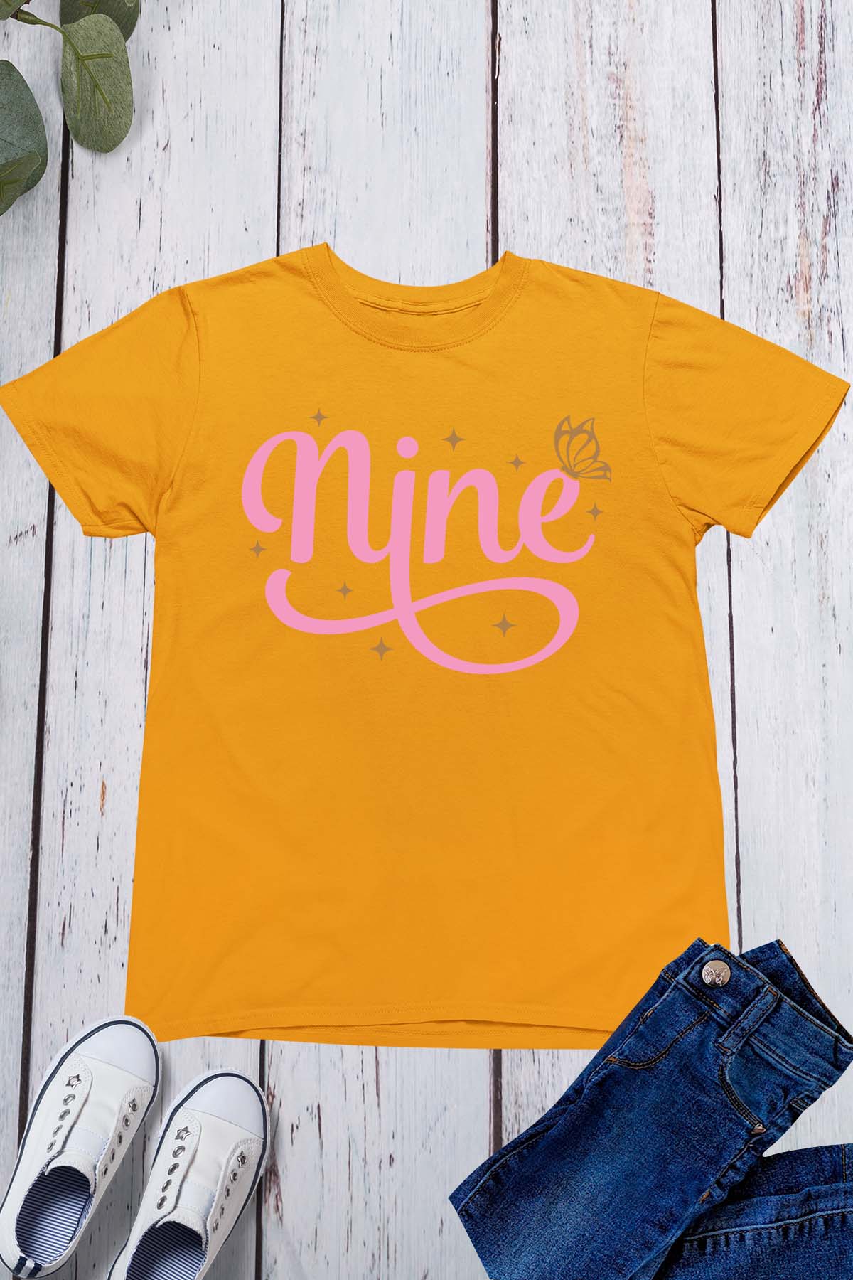 Nine Cool Trendy Birthday T Shirt