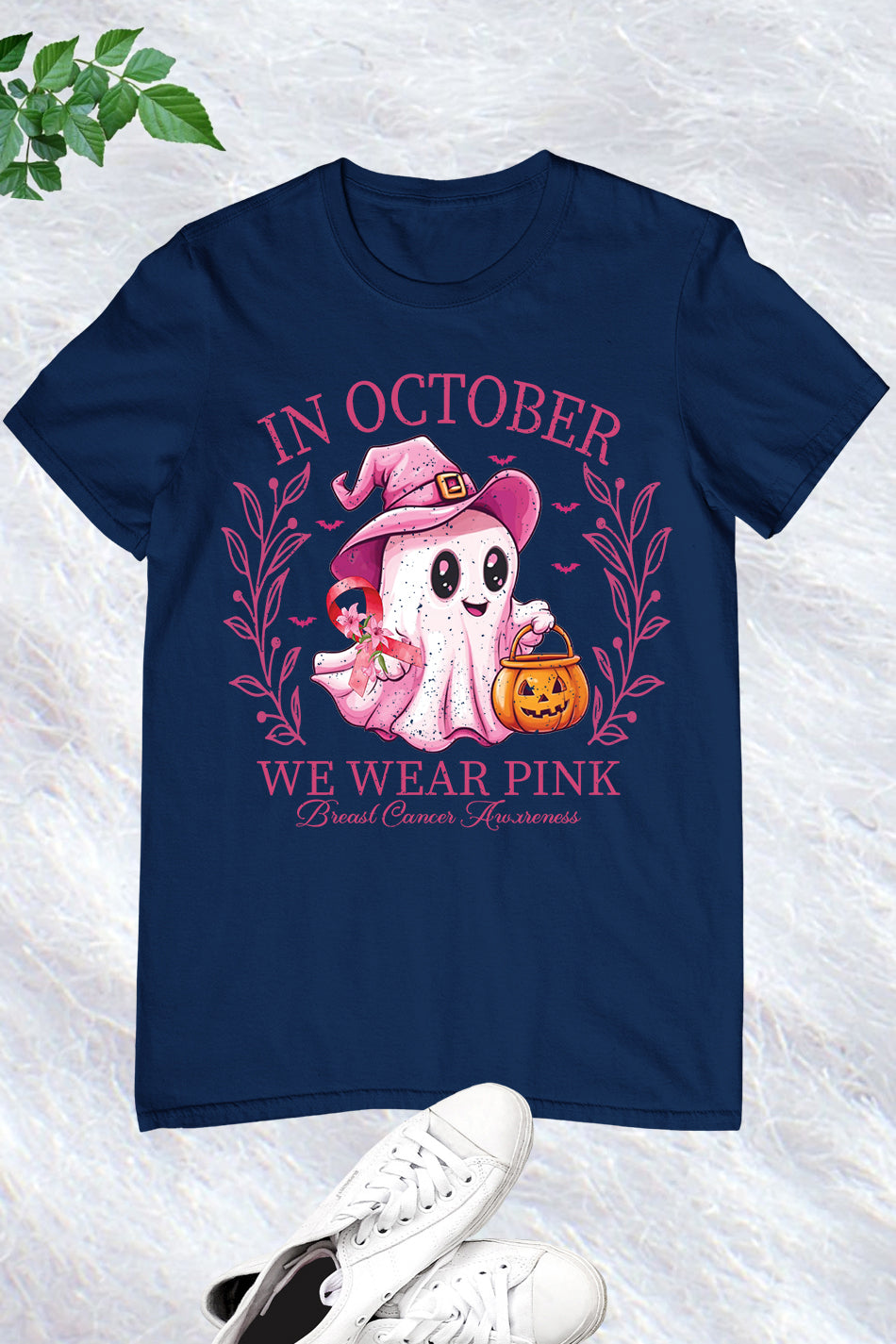 In October We Wear Pink Breast Cancer Shirt