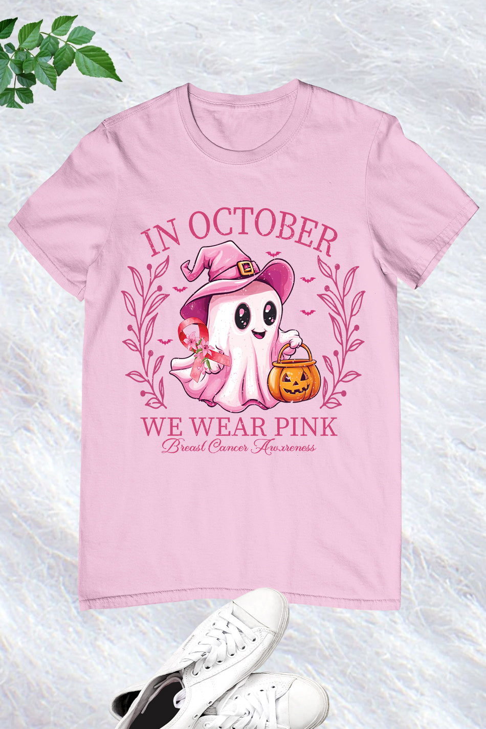 In October We Wear Pink Breast Cancer Shirt