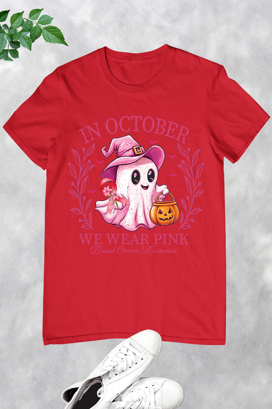 In October We Wear Pink Breast Cancer Shirt