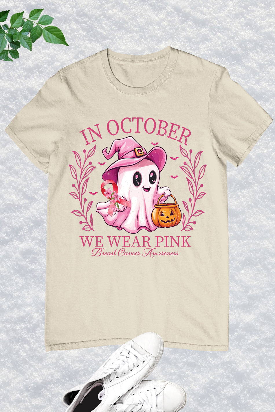 In October We Wear Pink Breast Cancer Shirt