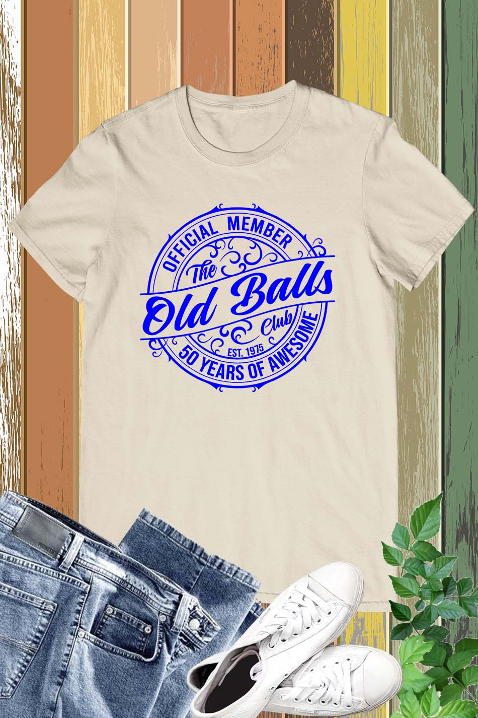 Official Member Of Old Balls Est 1975 Shirt