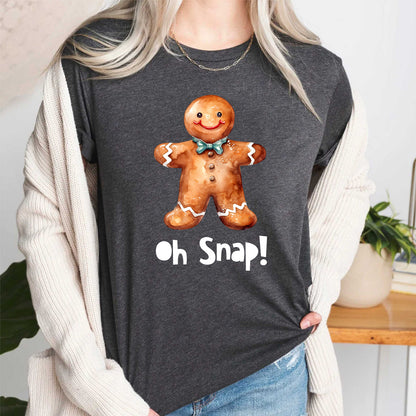 Oh Snap Gingerbread T Shirt