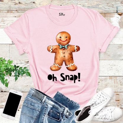 Oh Snap Gingerbread T Shirt