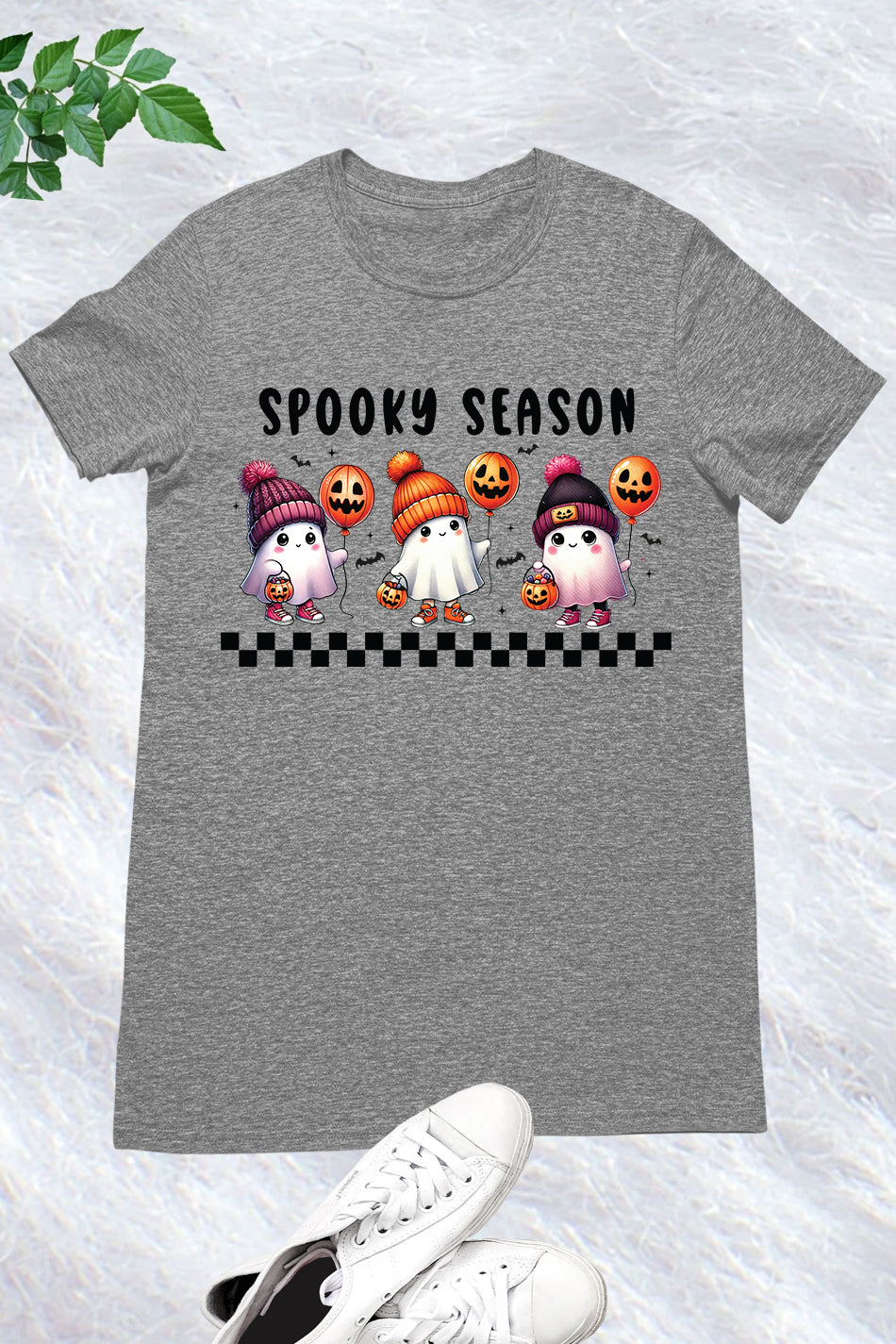 Spooky Season Ghost Pumpkin T Shirt