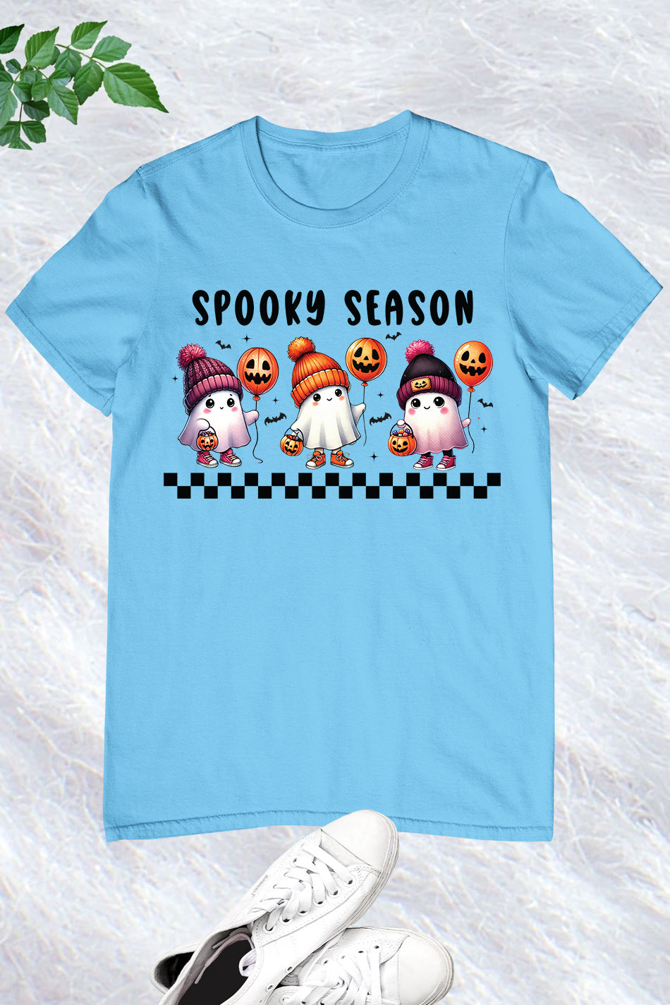 Spooky Season Ghost Pumpkin T Shirt