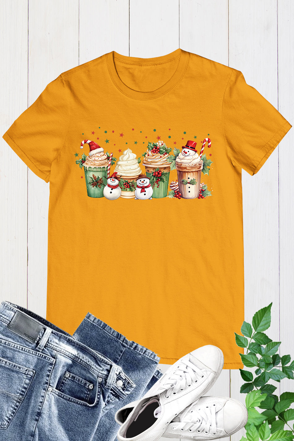 Snowman Coffee Christmas Shirt